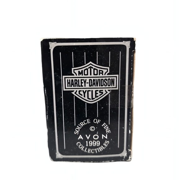 Harley-Davidson 1999 Avon Black Die Cast Metal Motorcycle Brand New In Box VTG - Picture 3 of 10